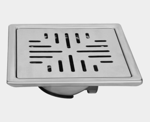 PR-110 Auto Close Cockroach Trap Stainless Steel Floor Drain Pest Control Kitchen Bathroom Hotel Restaurant Industrial Anti-Rust Waterproof Easy Install Durable Flip Bowl Mechanism Sewer Block Odor Proof Bug Resistant Secure